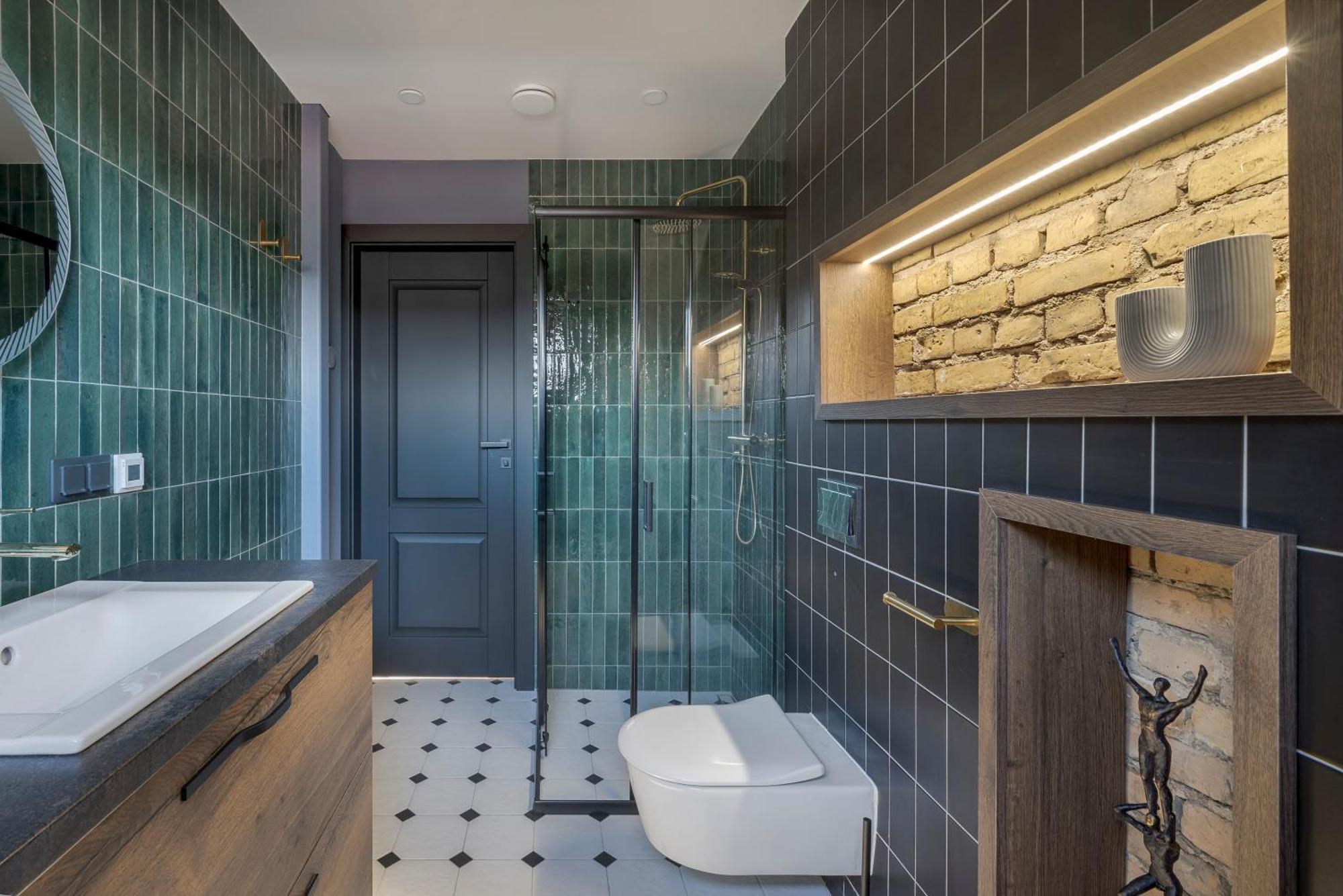 Cozy Penthouse Apartment Vilnius Bagian luar foto